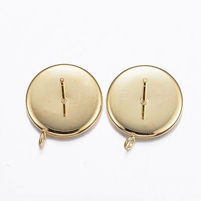 304 Stainless Steel Stud Earring Settings X-STAS-P166-14-12mm-1