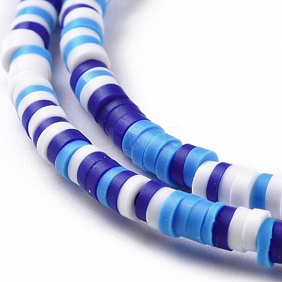 Handmade Polymer Clay Beads Strands CLAY-R089-3mm-001-1