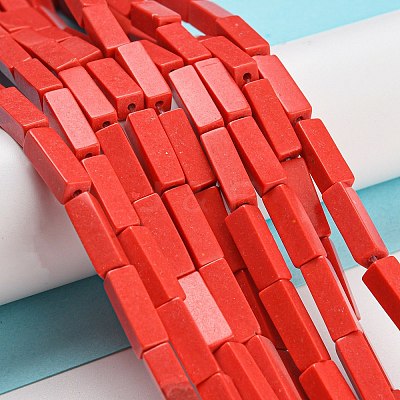 Synthetic Imperial Jasper Dyed Beads Strands G-D077-C01-02-1