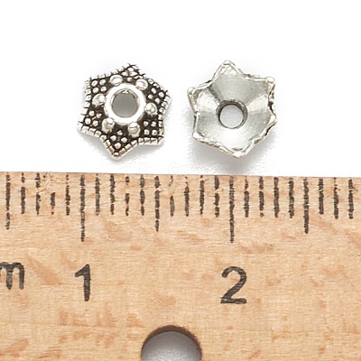 Tibetan Style Bead Caps X-AA188-AS-NR-1