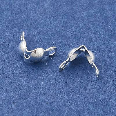 Brass End Bead Tips KK-E248-S-NF-1