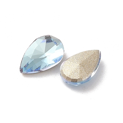 Glass Rhinestone Cabochons RGLA-P037-11A-D202-1