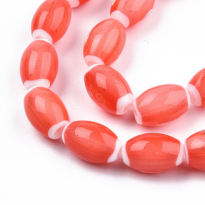 Handmade Lampwork Beads Strands LAMP-N023-004-10-1