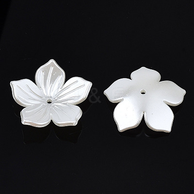 ABS Plastic Imitation Pearl Beads X-OACR-N012-001-1