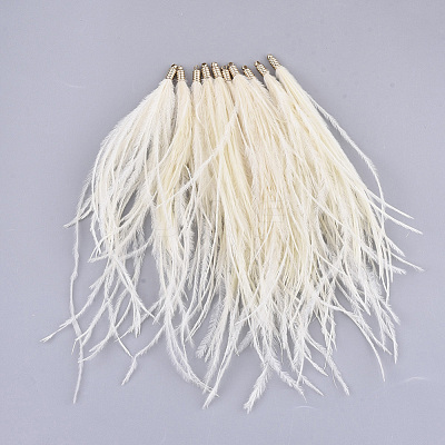 Ostrich Feather Tassel Big Pendant Decorations FIND-S302-08F-1