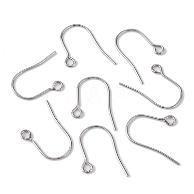 Tarnish Resistant Original Color Earring Findings X-STAS-H020-NF-1
