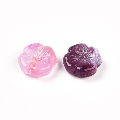 Transparent Acrylic Beads TACR-T028-40D-1