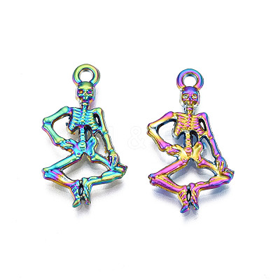 Rainbow Color Alloy Pendants PALLOY-N156-220-1