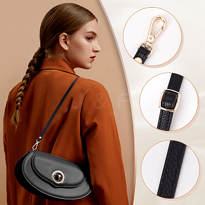 Adjustable Leather Bag Straps DIY-WH0304-708A-1