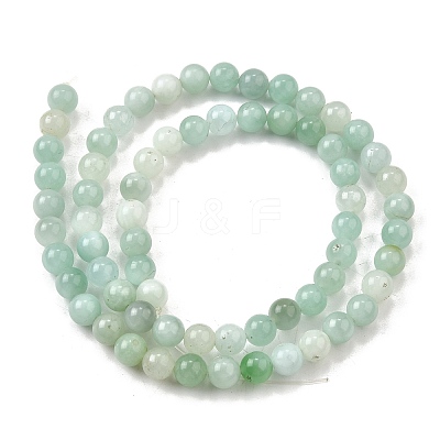 Natural Glass Beads Strands G-L621-B12-6mm-1