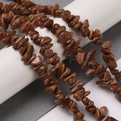 Synthetic Goldstone Chip Beads Strands G-D093-A02-1