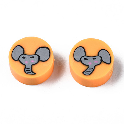 Handmade Polymer Clay Beads CLAY-N008-036J-1