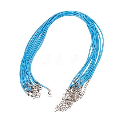 Waxed Cord Necklace Making X-NCOR-T001-29-1