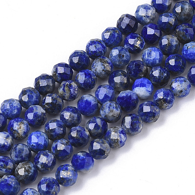 Natural Lapis Lazuli Beads Strands G-S361-4mm-006-1