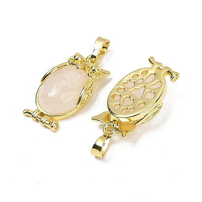 Natural Quartz Crystal Pendant KK-F887-02G-18-1