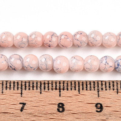 Baking Paint Glass Beads X1-DGLA-N003-4mm-C02-1