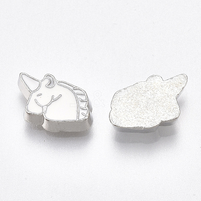 Alloy Enamel Cabochons PALLOY-T054-09-1