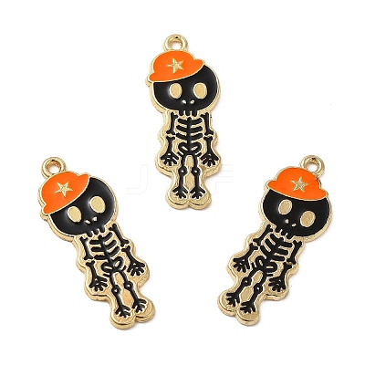 Alloy Enamel Pendants ENAM-G211-02G-03-1