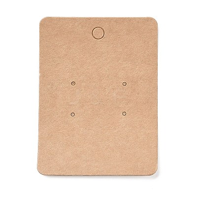 Blank Kraft Paper Earring Display Cards X1-CDIS-G005-12-1