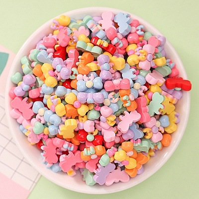 Opaque Resin Cabochons RESI-K027-26-1