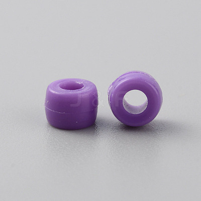 Opaque Plastic Beads KY-WH0046-60F-1