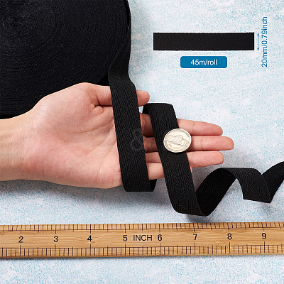 Cotton Cotton Twill Tape Ribbons OCOR-CD0001-01B-1
