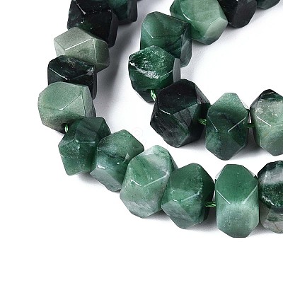 Natural Fuchsite Beads Strands G-N327-05-30-1
