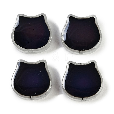 Two Tone Glass Mood Beads GLAA-Z007-12C-1