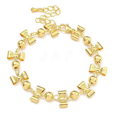 Rack Plating Brass Bracelets BJEW-B106-06G-1