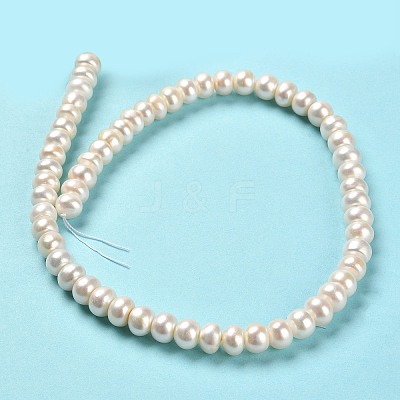 Natural Cultured Freshwater Pearl Beads Strands PEAR-J007-24-1