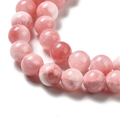 Natural Green Jade Beads Strands G-G757-04-4mm-1