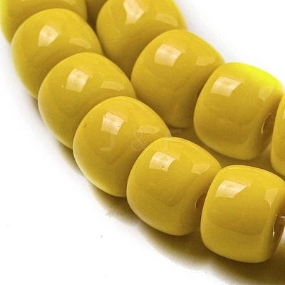 Opaque Glass Beads Strands GLAA-NH0002-B08-1