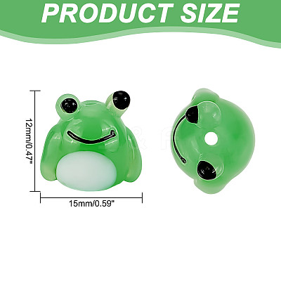 15pcs Lampwork Beads LAMP-AR0001-35-1