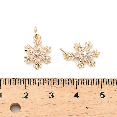 Brass Micro Pave Cubic Zirconia Pendants LS-KK-B133-05G-01-1