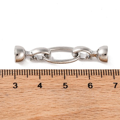 Brass Fold Over Clasps KK-U016-21P-1