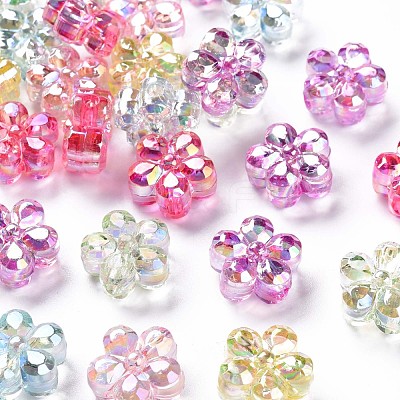 Transparent Acrylic Beads X-TACR-S154-34C-1