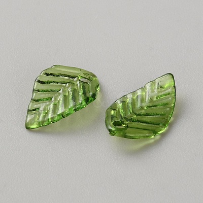 100Pcs Transparent Acrylic Charms MACR-CJC0004-30B-1