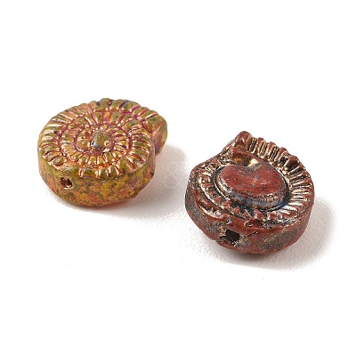 Baking Paint Glass Beads DGLA-G004-01J-1