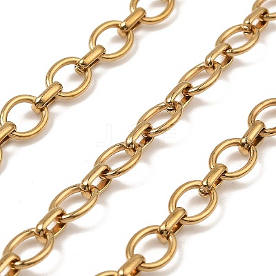 304 Stainless Steel Oval Link Chains CHS-C014-12G-1