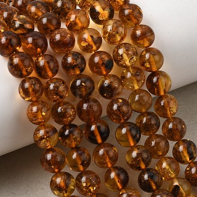 Natural Amber Beads Strands G-K376-H02-01-1