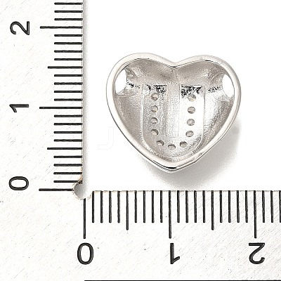 Rack Plating Brass Micro Pave Cubic Zirconia Pendants KK-I722-04P-U-1