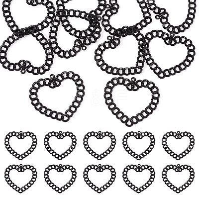 10Pcs Spray Painted Alloy Pendants FIND-TA0010-47C-1