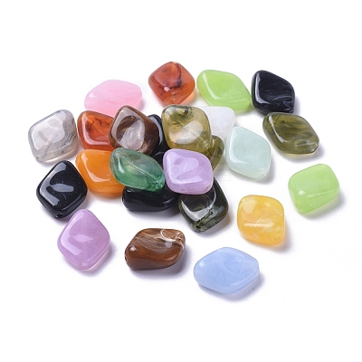 Acrylic Beads PGB278Y-1