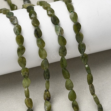 Natural Canadian Jade Beads Strands G-B159-A12-1