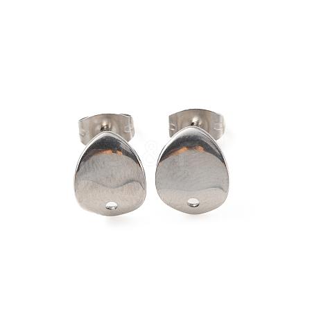 304 Stainless Steel Stud Earring Findings STAS-K254-04P-1