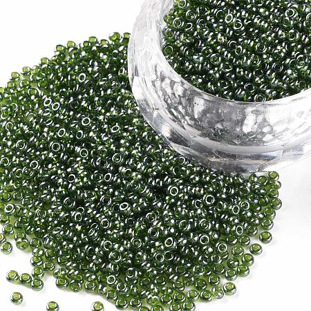 12/0 Grade A Round Glass Seed Beads X-SEED-Q011-F525-1