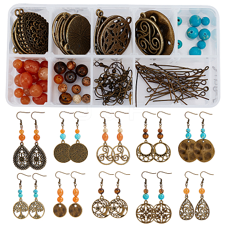 SUNNYCLUE DIY Dangle Earring Making Kits DIY-SC0014-03AB-1