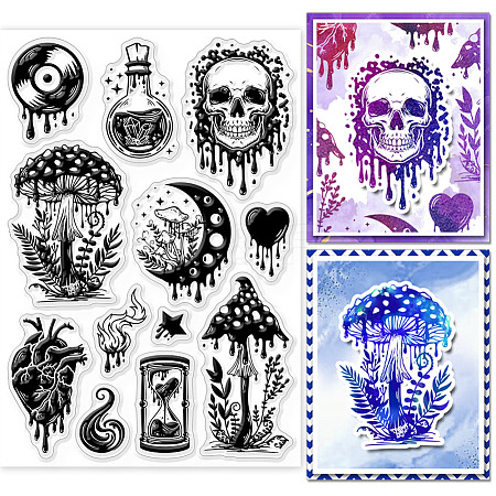 Custom PVC Plastic Clear Stamps DIY-WH0448-0519-1