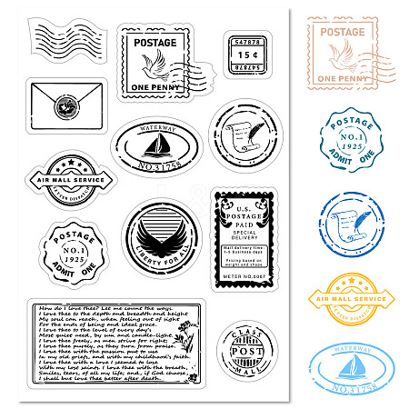 Custom PVC Plastic Clear Stamps DIY-WH0439-0054-1