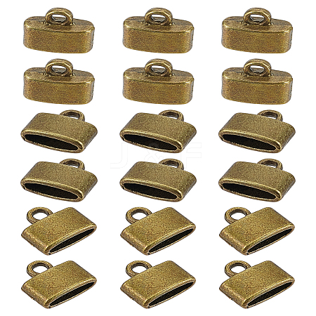 100pcs Tibetan Style Alloy Cord Ends TIBE-LP0001-09-1